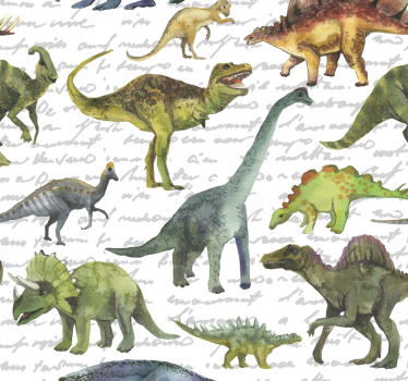 Gyerekredőnyök valósághű dinoszauruszokkal - TenStickers