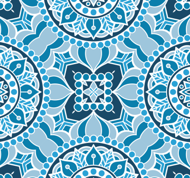 Mandala stílusú redőnyök fürdőszoba - TenStickers