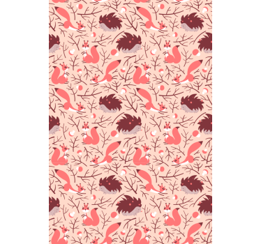 Fauna minta motívum redőnyök állatok - TenStickers