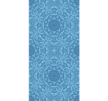 Kék mandala zen téma Rolók - TenStickers