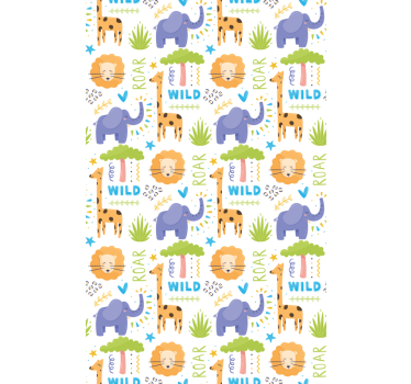 Dzsungel állatok Rolók gyerekek - TenStickers