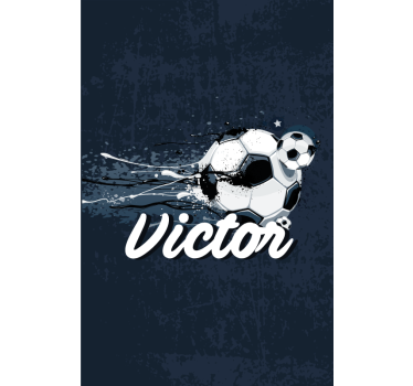 Eredeti design név szerinti Rolók focival - TenStickers