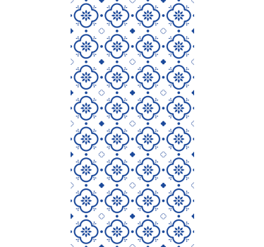 Kék csempe effekt minta Sávroló - TenStickers