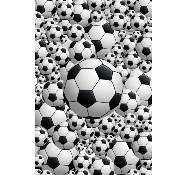 Pontozó fehér futball sportRolók - TenStickers