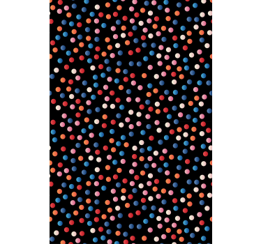 Színes pöttyös Redőnyök gyerekek - TenStickers