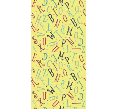 Színes betűk gyerekek savrolo - TenStickers