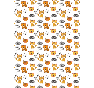 Tigrisbébi ordítás Redőnyök gyerekek - TenStickers