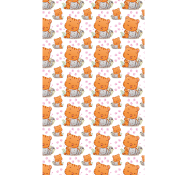 Gyerek redőnyök cicás mintákkal - TenStickers