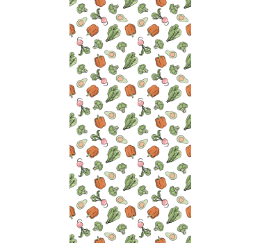 Vibráló zöldségkeverék Redőnyök konyha - TenStickers