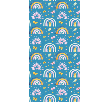 Szivárvány pillangók design Redőnyök gyerekek - TenStickers