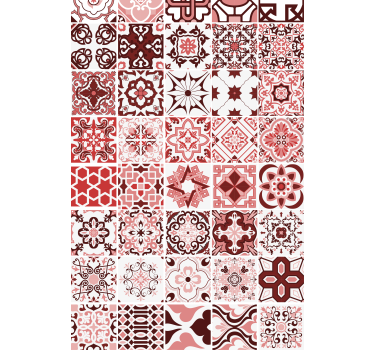 Geometriai csempe minták Redőnyök textúra és a minta - TenStickers