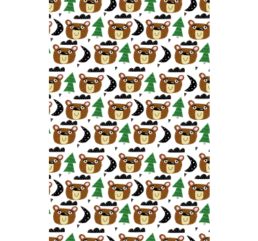 Baba medve minták Redőnyök gyerekek - TenStickers