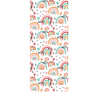 Vibráló szivárvány motívum Redőnyök gyerekek - TenStickers