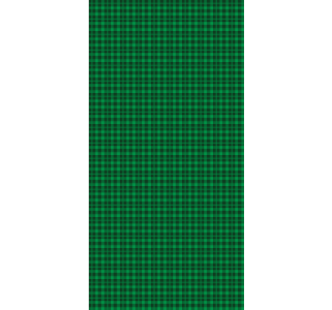 Zöld gingham mintás nappali Sávroló - TenStickers