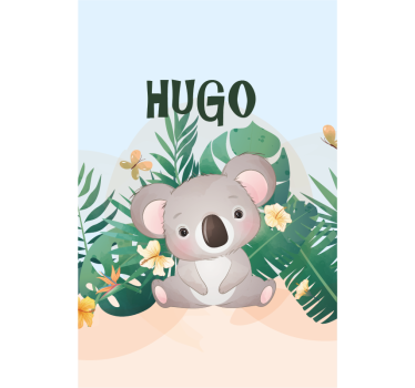 Ennivaló koala illusztráció redőnyök állatok - TenStickers