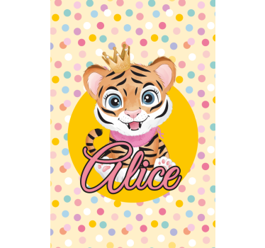 Egyedi baba tigris Redőnyök gyerekek - TenStickers