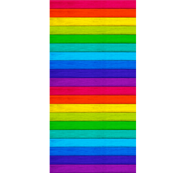 Szivárvány fa deszka Redőnyök textúra és a minta - TenStickers
