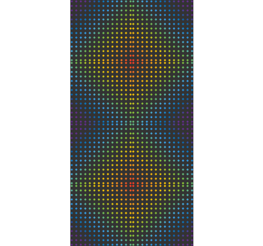Szivárvány mozaik háttér színekkel és Rolókal - TenStickers