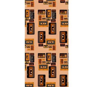Retro kazettás szalagok Redőnyök több évjáratú - TenStickers