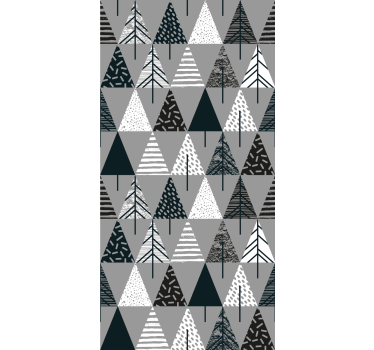 Minimalista fák nordic stílusú roló - TenStickers