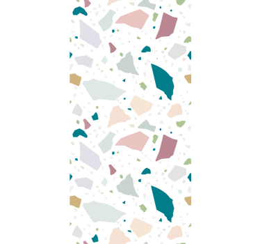 Mediterrán terrazzo textúrák és minták Sávroló - TenStickers