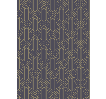Art deco stílusú geo mintás Sávroló elegancia - TenStickers