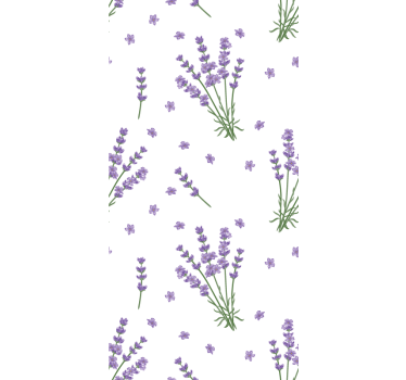 Provence stílusú kis virágos roló - TenStickers