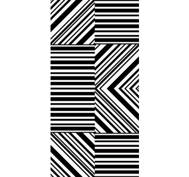 Lineáris geometriai minták Redőnyök textúra és a minta - TenStickers