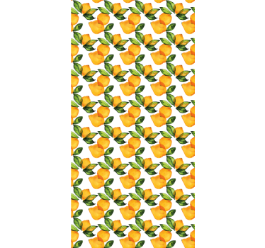 Citromos mediterrán stílusú zöldség-gyümölcs roló - TenStickers