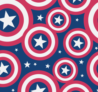 Redőnyök szuperhős amerika lekerekített pajzs - TenStickers