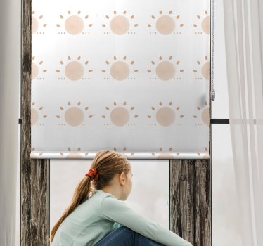 Absztrakt minimális nap északi roló - TenStickers