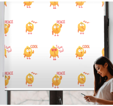 Aranyos madarak kifejezések redőnyök állatok - TenStickers