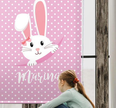 Aranyos nyuszi lánynak babys Sávroló - TenStickers