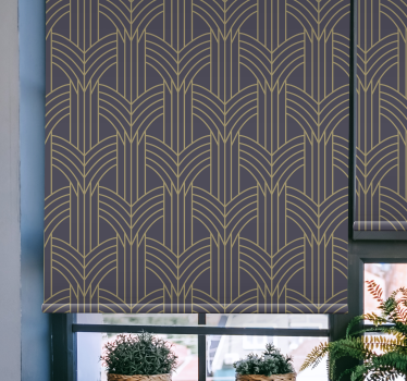 Art deco stílusú geo mintás Sávroló elegancia - TenStickers