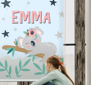 Baba koala névvel Redőnyök gyerekek - TenStickers
