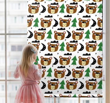 Baba medve minták Redőnyök gyerekek - TenStickers