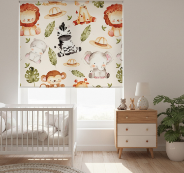 Beige safari redőnyök gyerekeknek - TenStickers