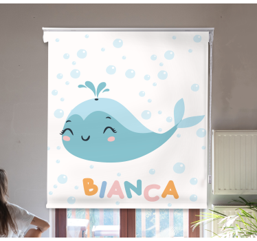 Boldog bálna név Sávroló művészettel - TenStickers