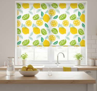 Citrus mintázat redőnyök konyha - TenStickers