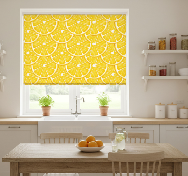Citrus szelet minta redőnyök konyha - TenStickers