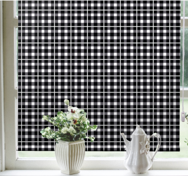 Classic check pattern redőnyök textúra és a minta - TenStickers
