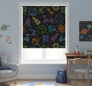 Égi felfedezés redőnyök gyerekeknek - TenStickers