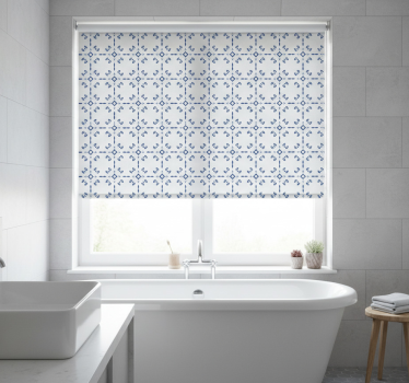 Elegáns geometrikus formák redőnyök fürdőszoba - TenStickers