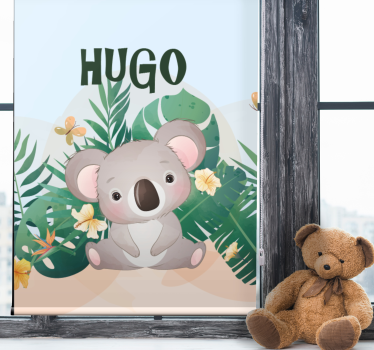 Ennivaló koala illusztráció redőnyök állatok - TenStickers