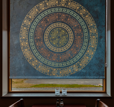 Etnikai design "ipari stílusú" nappali Sávroló - TenStickers