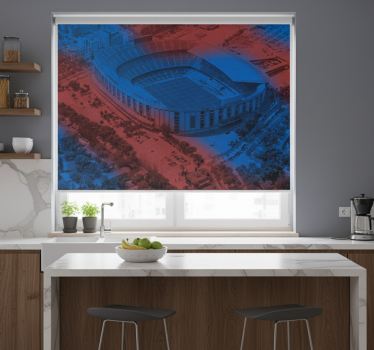 Fotótapéta barcelona camp nou 3d redőnyök konyha - TenStickers
