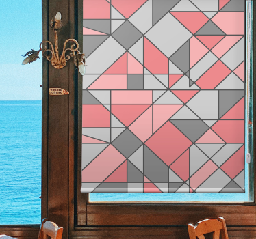 Geometriai alakzat elrendezése Redőnyök textúra és a minta - TenStickers