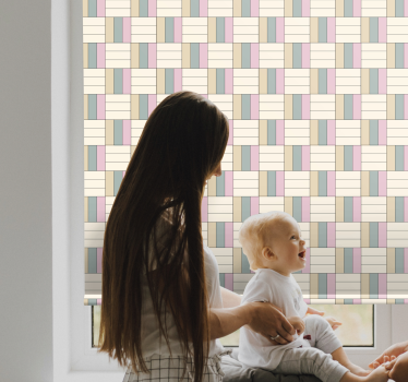 Geometriai témájú kompozíció Redőnyök textúra és a minta - TenStickers
