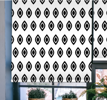 Geometrikus minta fekete-fehér formák minták Sávroló - TenStickers