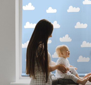 Gomolyfelhő minta Redőnyök gyerekek - TenStickers